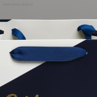 Пакет подарочный новогодний ламинированный &laquo;Удачи в Новом году&raquo;, MS 18 х 23 х 10 см