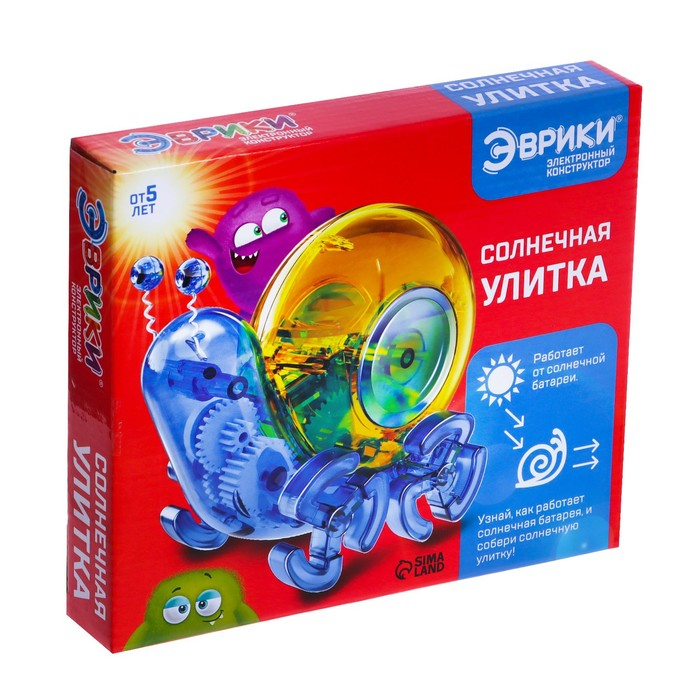Электронный конструктор &laquo;Солнечная улитка&raquo;, на солнечной батарее