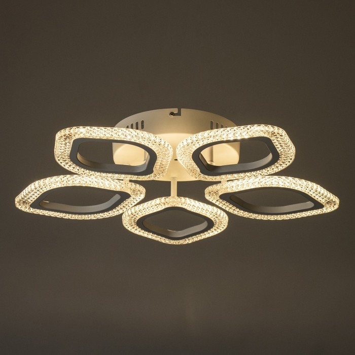 Люстра светодиодная дим. LOSANGA ДУ 3 реж. &Oslash;53,5х7,5 68Вт белый Ritter