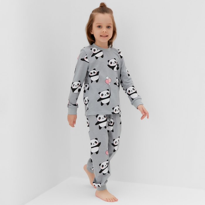 Пижама (джемпер, брюки) KAFTAN Пижама (джемпер, брюки) KAFTAN "Панды" рост 110-116 (32)