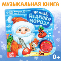 Музыкальная книга &laquo;Дом Дедушки Мороза&raquo;, 10 стр.