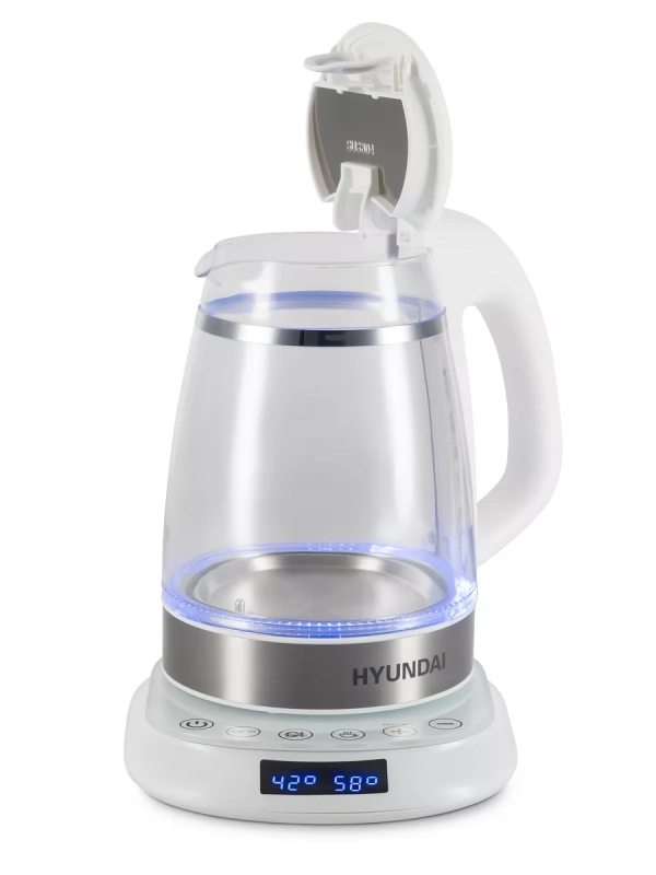 Чайник HYK-G5507 1.7л. 2200Вт белый
