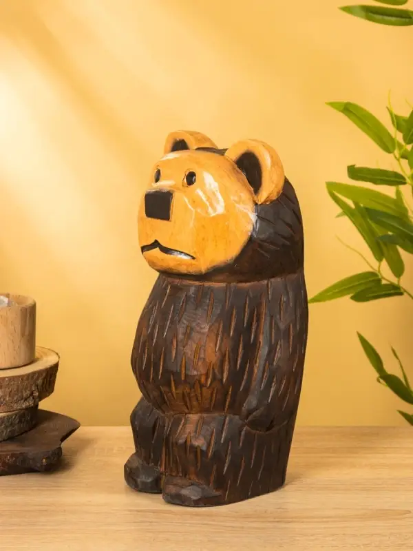 Сувенир "Мишка" дерево 16х14х30 см