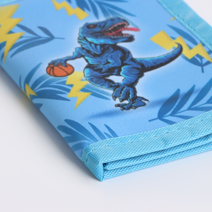 Кошелёк детский на липучке «Выбражулька», цвет голубой Кошелёк детский на липучке «Выбражулька», цвет голубой