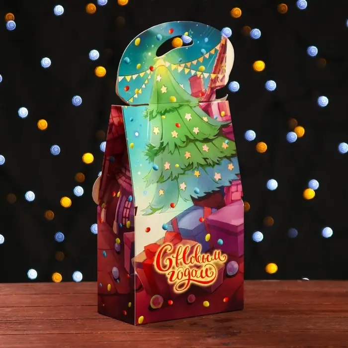 Подарочная новогодняя коробка &laquo;Крошка Дракошка&raquo;, 16.5&times;8.6&times;27 см