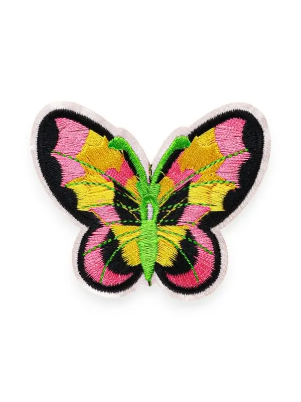 Термоаппликация &laquo;Бабочка&raquo;, 6&times;7.5 см, разноцветная