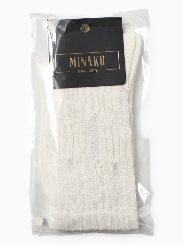 Носки женские MINAKU, цвет белый, р-р 36-41