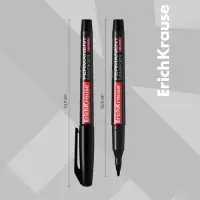 Маркер перманентный ErichKrause P-70, 1.0 мм, для письма на любой поверхности, чёрный