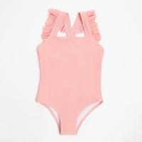 Купальник слитный детский MINAKU цвет пудровый, рост 128-134