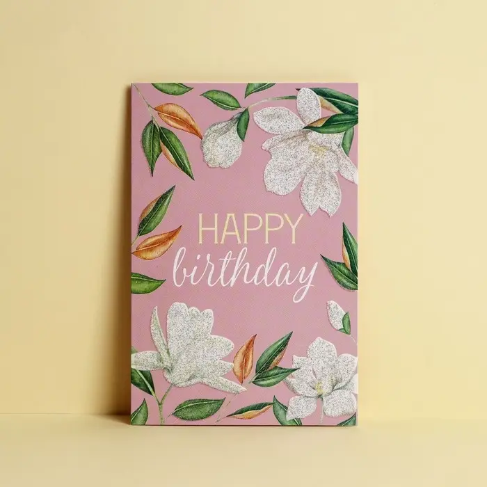 Открытка &laquo;Нежность&raquo; глиттер, 12 х 18 см