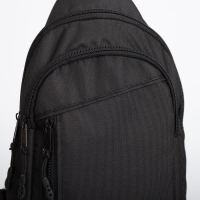 Сумка-слинг из текстиля, «ЗФТС», цвет чёрный Сумка-слинг из текстиля, «ЗФТС», цвет чёрный