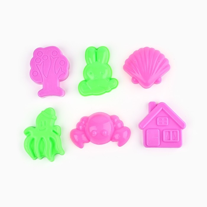 Детский рюкзак+набор формочек для игр в песке