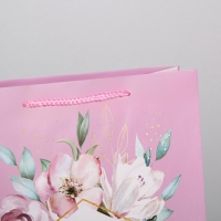 Пакет подарочный ламинированный, упаковка, Just for you, L 28 х 38 х 9 см