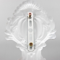 Бра "Аделина" Е27 40Вт белый с золотой патиной