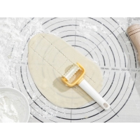 Валик для нарезки квадратов из теста Доляна, размер квадратов 5&times;5 см, 13,5 см, цвет белый