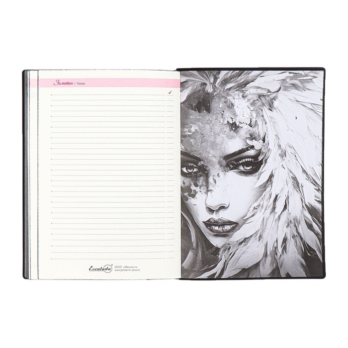 Ежедневник датир 2025г А6+ 176л ESCALADA ДЕВУШКА, мяг обл, иск кожа, тис ф, кр бл 70г/м2 Ежедневник датир 2025г А6+ 176л ESCALADA ДЕВУШКА, мяг обл, иск кожа, тис ф, кр бл 70г/м2