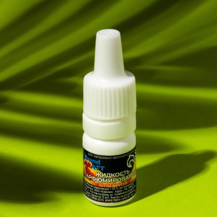 Жидкость парфюмированная Grand Caratt, для заправки ароматизаторов, тутти-фрутти, 5 мл Жидкость парфюмированная Grand Caratt, для заправки ароматизаторов, тутти-фрутти, 5 мл