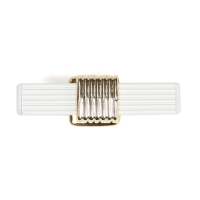 Ручка кнопка CAPPIO PK117, цвет белый/золото