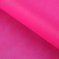 Фетр для упаковок и поделок, однотонный, ярко-розовый, однотонный, двусторонний, рулон 1шт., 50 см x 15 м Фетр для упаковок и поделок, однотонный, ярко-розовый, однотонный, двусторонний, рулон 1шт., 50 см x 15 м