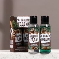 Подарочный набор косметики &laquo;Богатства и успеха&raquo;, гель для душа и шампунь для волос, 2 х 100 мл, Новый Год