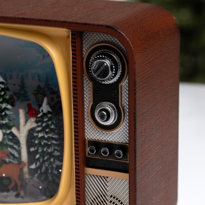 Фигура светодиодная &laquo;Новогодний огонек&raquo;, 21х12.1х17.1 см, музыка, батарейки ААх3 (не в комплекте), USB, свечение мульти