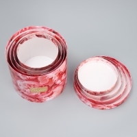 Набор шляпных коробок для цветов 4 в 1, упаковка подарочная, «Нежные цветы», 14 х 13 см - 20 х 17,5 см Набор шляпных коробок для цветов 4 в 1, упаковка подарочная, «Нежные цветы», 14 х 13 см - 20 х 17,5 см