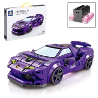 Конструктор Гонка &laquo;Скелер&raquo;, световые эффекты, 281 деталь