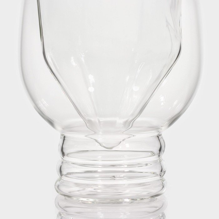 Набор стеклянных стопок - шотов с двойными стенками &laquo;Алмаз&raquo;, 100 мл, 6 шт