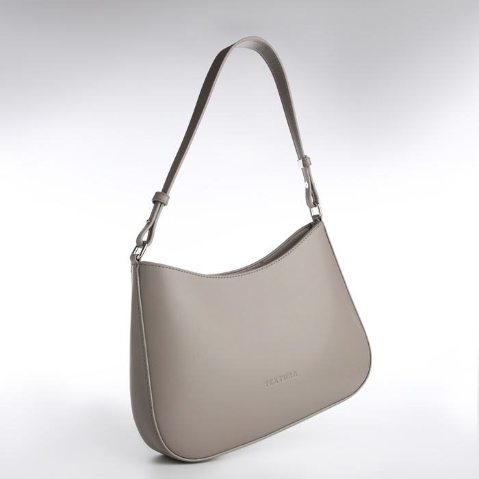 Сумка женская TEXTURA, средний размер, цвет серый