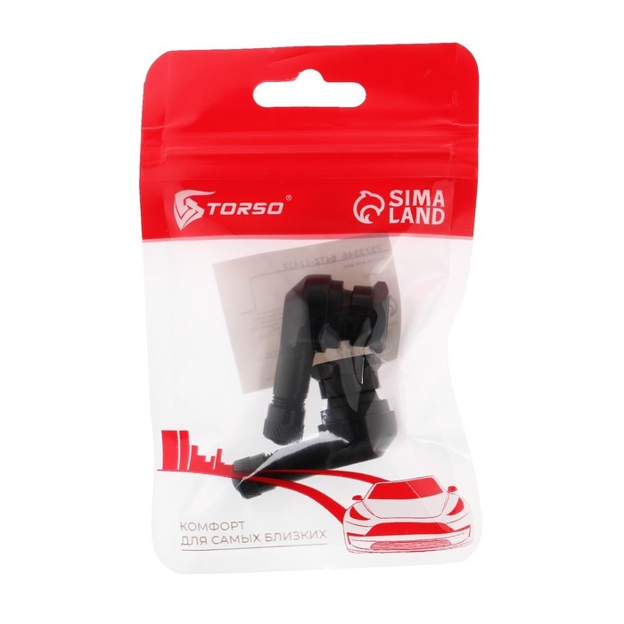 Вентиль для мотошин TORSO, угол 90&deg;, набор 2 шт