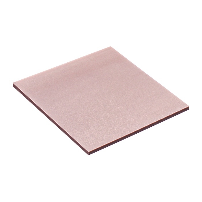 Блок с липким краем 76мм х 76мм 50л пластик прозрачный сиреневый перламутр