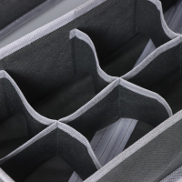 Набор коробов для хранения Доляна &laquo;Гранж&raquo;, 4 шт, 33&times;32&times;10 см, 31&times;15,5&times;10 см, 29&times;14&times;10 см