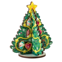 Модель из дерева &laquo;Ёлка сборная. Игрушки ассорти&raquo;