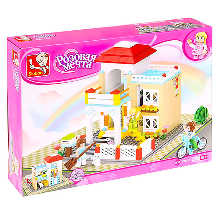 Конструктор &laquo;Розовая мечта: чудесный дом&raquo;, 380 деталей