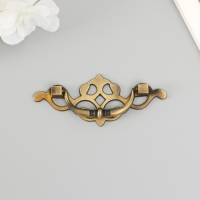 Ручка для шкатулки металл "Узорная" под медь 3,8х9,5 см Ручка для шкатулки металл "Узорная" под медь 3,8х9,5 см