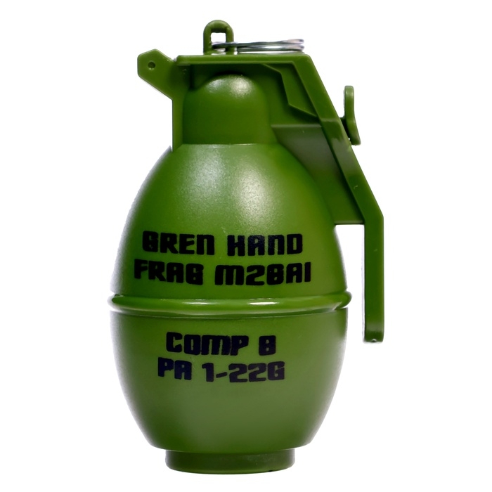 Граната с пульками, пластиковая, цвет МИКС Граната с пульками, пластиковая, цвет МИКС