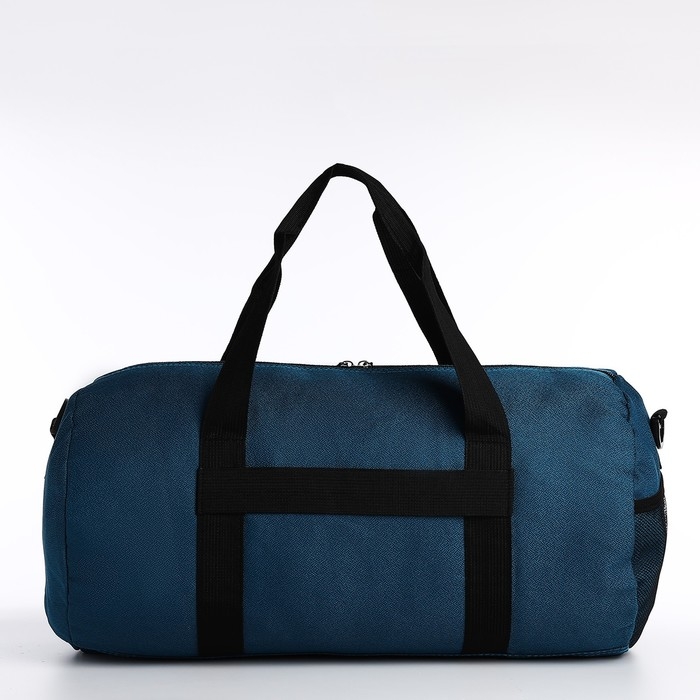 Сумка дорожная на молнии, наружный карман, держатель для чемодана, длинный ремень, цвет морской волны Сумка дорожная на молнии, наружный карман, держатель для чемодана, длинный ремень, цвет морской волны