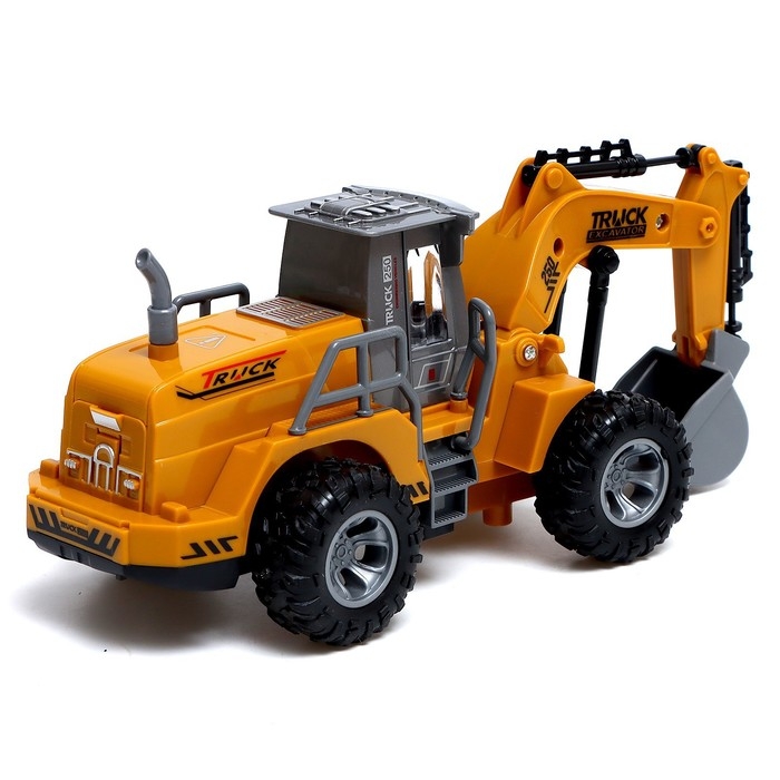 Экскаватор радиоуправляемый &laquo;Стройка&raquo;, работает от батареек