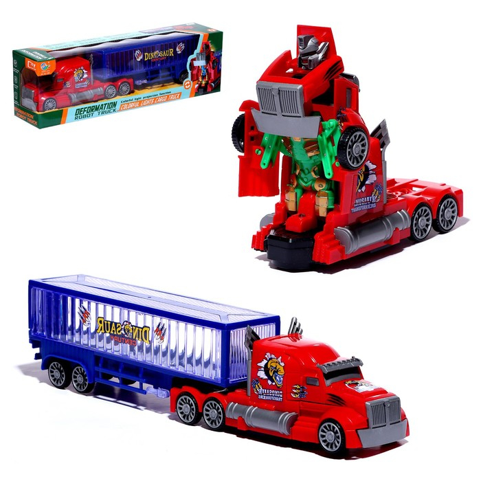 Робот &laquo;Грузовик&raquo;, трансформируется, световые и звуковые эффекты