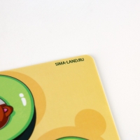 Коврик под миску нескользящий &laquo;Авокадо кот&raquo;, 43х28 см