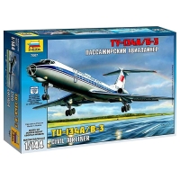 Сборная модель-самолёт «Пассажирский авиалайнер Ту-134 А/Б-3» Звезда, 1/144, (7007) Сборная модель-самолёт «Пассажирский авиалайнер Ту-134 А/Б-3» Звезда, 1/144, (7007)