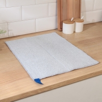 Коврик для сушки посуды Доляна «Лофт», 38×50 см, микрофибра, цвет светло-серый Коврик для сушки посуды Доляна «Лофт», 38×50 см, микрофибра, цвет светло-серый