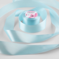 Лента атласная, 50 мм &times; 23 &plusmn; 1 м, цвет голубой №211