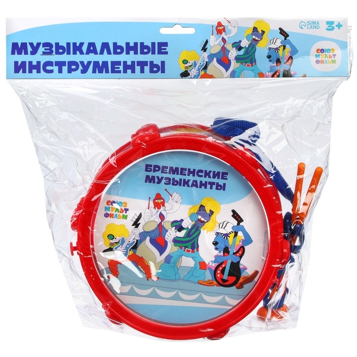 Барабан «Бременские музыканты», Союзмультфильм Барабан «Бременские музыканты», Союзмультфильм