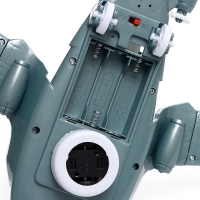 Самолет &laquo;Шестерёнки&raquo;, свет и звук, работает от батареек