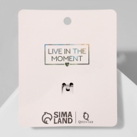 Брошь &laquo;Ёжик&raquo; лесной, цвет чёрно-белый в серебре