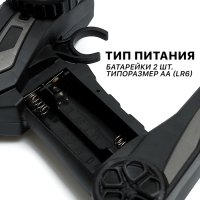 Джип &laquo;Вездеход&raquo;, радиоуправление, дым, элементы из металла, черный