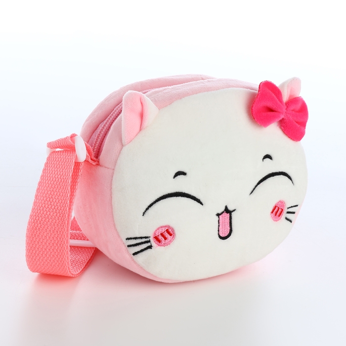 Сумка детская на молнии «Выбражулька», цвет розовый Сумка детская на молнии «Выбражулька», цвет розовый