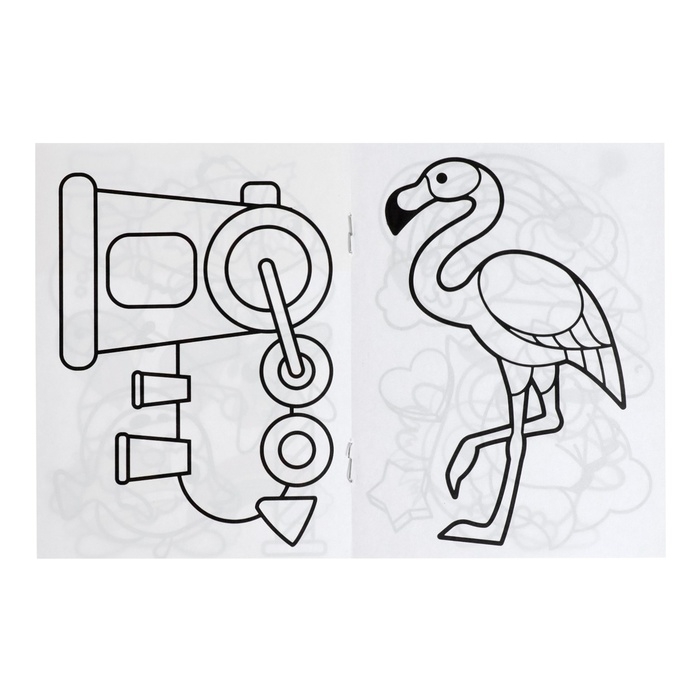 Краска по стеклу витражная Аппликация набор 10цв+2чер*11мл ЮНЛАНДИЯ,12 туб шаблонов 191759