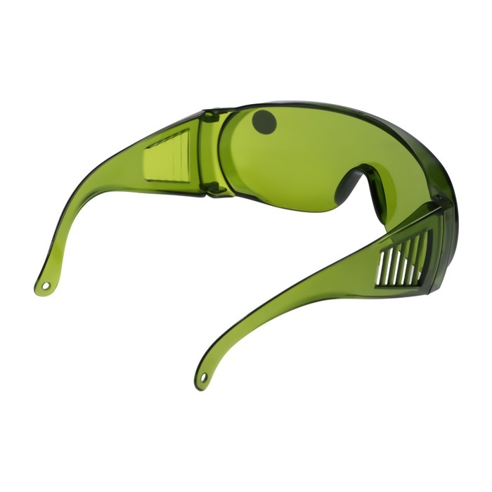 Очки защитные ТУНДРА, зеленые, открытого типа, ударопрочный материал Очки защитные ТУНДРА, зеленые, открытого типа, ударопрочный материал